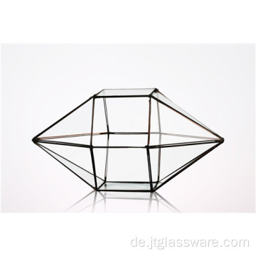 Home Geometrisches Glas Terrarium Blumen Dekoration